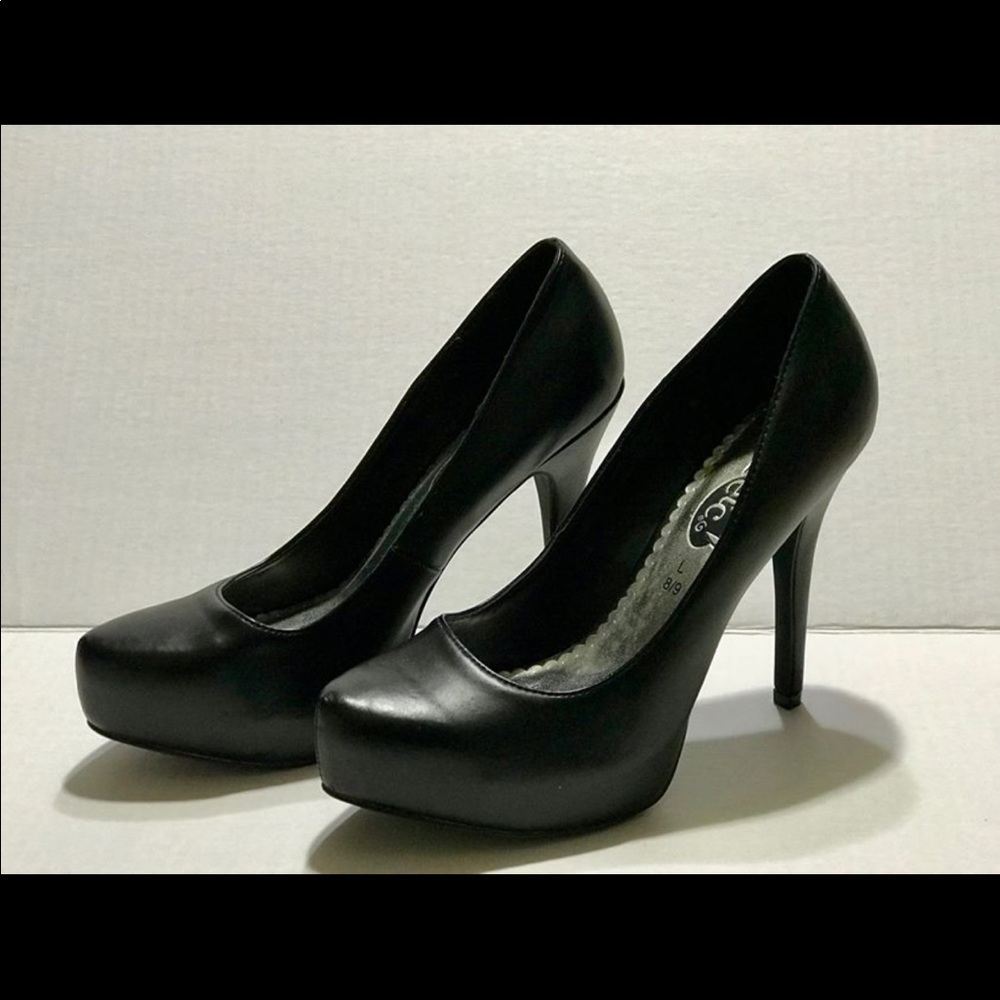 Black high heels